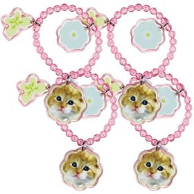 Purrfect Party Charm Bracelets 4ct