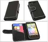iTALKonline BLACK Executive Wallet Case Cover Skin Cover with Credit / Busi ....