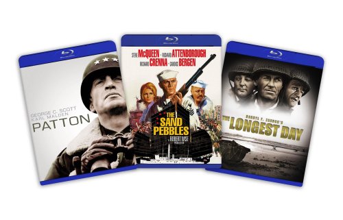 Blu-ray War Classics Bundle (Patton / The Longest Day / Sand Pebbles) - (Amazon.com Exclusive) [Blu-ray]