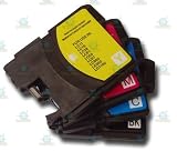 4 Chipped LC980 Compatible Ink Cartridges for the Brother DCP-375CW Printer from 'The Ink Squid' - 1 x LC980Bk - Black; 1 x LC980C - Cyan (Blue); 1 x LC980M - Magenta (Red); 1 x LC980Y - Yellow. The Latest Chips, Fully Compatible With Brother DCP and MFC Printers and the Maximum ML Capacity of any Compatible Ink Cartridge.
