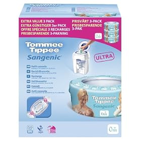 Tommee Tippee Sangenic Nappy Disposal System Refills (3-Pack)