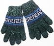 Pure Wool Artisan Gloves - Forest Andean Green Pure Wool Artisan Gloves - Forest Andean Green