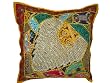 Decorative Beaded Pillow-Sunglow Floor Decorative Moti Indian Pillow Covers 24"