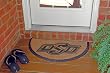 Oklahoma State Cowboys Memory Company Team Half Moon Doormat NCAA College Athletics Fan Shop Sports Team Merchandise