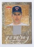 2005 Fleer Tradition Cooperstown Tribute Game Used Jersey #NR Nolan Ryan Texas Rangers