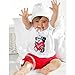 PanDaDa Baby T-shirt Tops Short Sleeve Top Shorts Pants Heart Bear Outfit Set