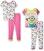 Despicable Me Girls Minion Awesome! 4-Piece Pajama Set