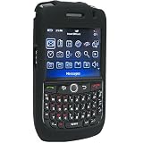 Amzer Rubberized Snap on Case for BlackBerry Curve 8900 (Black)