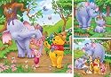 Ravensburger Puzzle - 3 in a Box - Winnie the Pooh and Heffalump