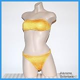 UjENA Yellow Reptilian Bikini (Size Medium)