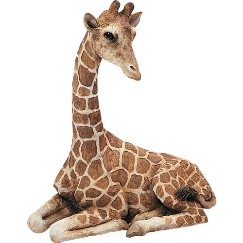 Sandicast Original Size Giraffe Sculpture, Lying Sandicast Original Size Giraffe Sculpture, Lying