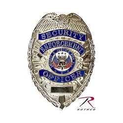 1915 DELUXE SILVER ''SECURITY OFFICER'' BADGE