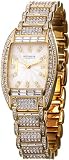 Wittnauer Swarovski Crystal Pearl White Dial Gold Plated Steel and Crystals Women's Watch 12L028