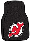 Fan Mats 10417 NHL - New Jersey Devils 18" x 27" Carpeted Car Mat Set