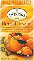 Twinings Unwind Herbal Tea, Honeybush, Mandarin & Orange, 1.41-Ounce Boxes (Pack of 6)