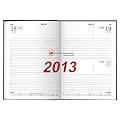 Glocken Buchkalender 14,5x20,6 cm 1Tag/1 Seite schwarz Kalendarium 2013