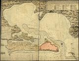 1785 LARGE SPANISH WALL MAP SAN JUAN PUERTO RICO