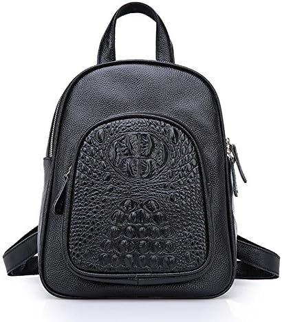 Genuine leather bag cross body shoulder hand bags for women 07 0613 (black)