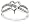 14k White Gold Diamond Heart Ring (1/10 cttw, H-I Color, I2 Clarity), Size 6