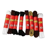 JMK 01300 Shoe Laces Various Colors & Lengths - 8 Pack