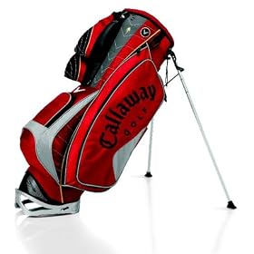 CALLAWAY GOLF WARBIRD X STAND BAG. RED. NEW FOR 2009.