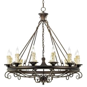 Rodeo Collection Round Twelve Light Chandelier