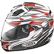 GMAX GM68 Max Men's Full Face Motorcycle Helmet - White/Red/Black