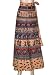 Cotton Wrap Skirt Elephant Print Tonys Pink Maroon 40"length