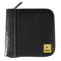 Green Bay Packers Black Square Leather CD Case