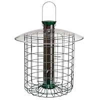Droll Yankee THDC Domed Thistle Wild Bird Feeder with Cage