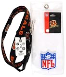Cincinnati Bengals Lanyard with Ticket Holder and Logo Pin