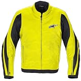 Alpinestars T-Armstrong Men's Textile Sports Bike Motorcycle Jacket - Color: Yellow, Size: Medium
