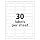 Avery Easy Peel Clear 1 x 2 5/8 Inch Address Labels 750 Count (5630)