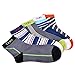 Deer Mum Men's Stripe Sports Ankle Socks