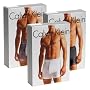 3 PAIRS of Mens CALVIN KLEIN CK Boxer Trunk Briefs IN BOX