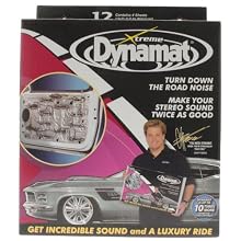 Dynamat 10435 12" x 36" x 0.067" Thick Self-Adhesive Sound Deadener with Xtreme Door Kit