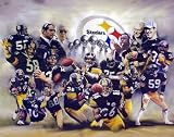 Pittsburgh Steelers (Group, Trophies) Sports Poster Print - 11 X 17
