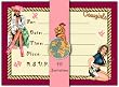 Dolce Mia Cowgirl Invitations - Pack of 10 Fill-in Cards