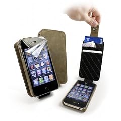 Tuff-Luv In-Genius "Western Leather Collection" Ledertasche f�r Apple iPhone 4 / 4S - braun