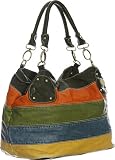 Multi Color Striped ''Kacie'' Tote