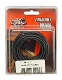Coleman Cable 14-1-11 14-Gauge 17-Foot Automotive Copper Wire, Black