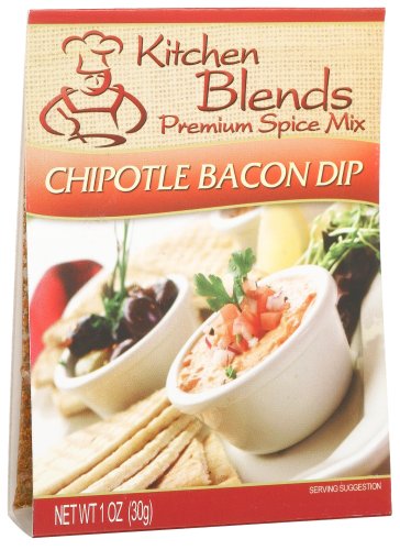 Kitchen Blends Chipotle Bacon Dip Mix, 1-Ounce Packages (Pack of 4) by Kitchen Blends