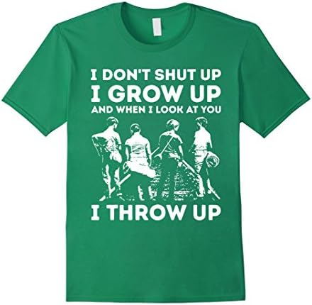 Men's Stand by Me - I don't shut up Shirt Medium Kelly Green