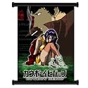Cowboy Bebop Anime Faye and Spike Fabric Wall Scroll Poster (32"x42") Inches