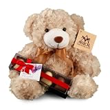 Valentines Day Plush Bear With Chocolate Truffle Box
