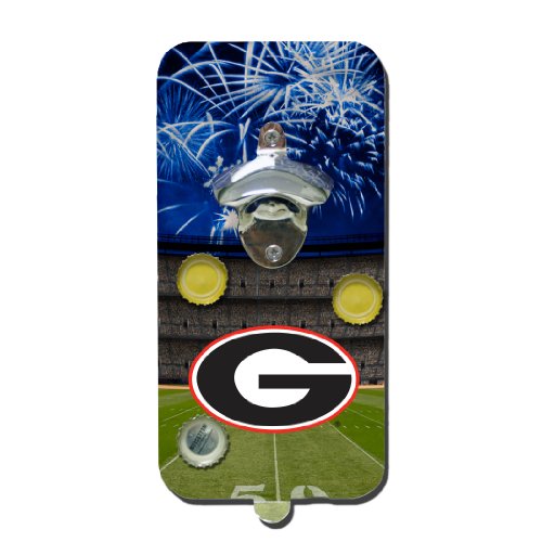 Georgia Bulldogs Clink N Drink Bottle Opener and Cap Catcher