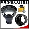 Nikon TC-E3ED 3x Telephoto Converter Lens + Nikon UR-E20 Lens Adapter for Coolpix P5000 & P5100 Digital Cameras