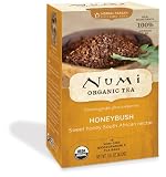 Numi Organic Tea Honeybush, Herbal Teasan, 18-Count Tea Bags (Pack of 3)