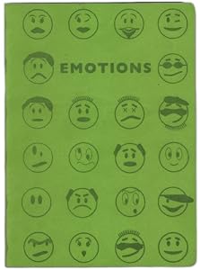 Green Embossed "Emotions" Leather Journal - Lined