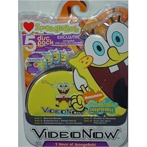 Amazon.com: VideoNow 5 Disc Pack PVD's of SpongeBob Squarepants: Toys ...